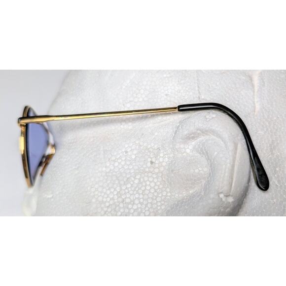 Luxottica Challenger Eyeglasses FRAMES ONLY 135 Gold Electroplated Italy main image 10